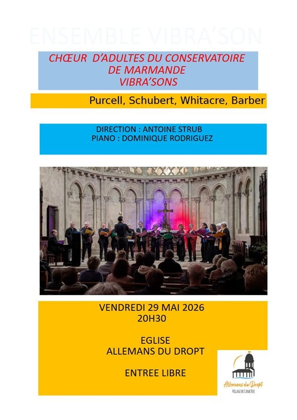 Concert à l'église - Vibra'sons — visuel événement