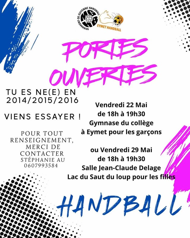 Portes ouvertes du club de Handball