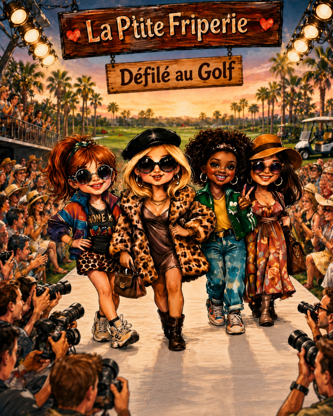Défilé au Golf