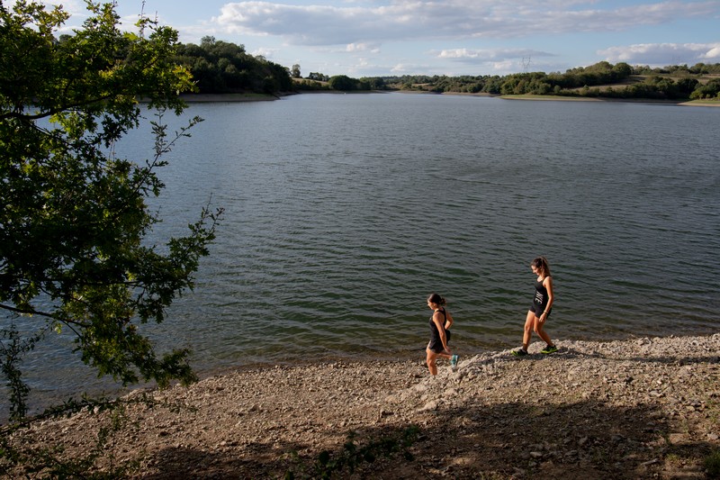 Barrage et lac de retenue de la Touche Poupard