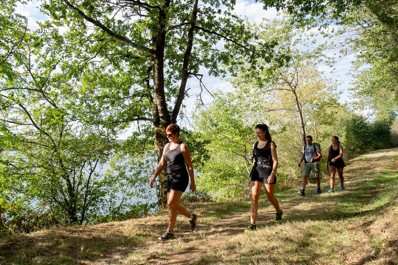 Barrage et lac de retenue de la Touche Poupard, Exireuil