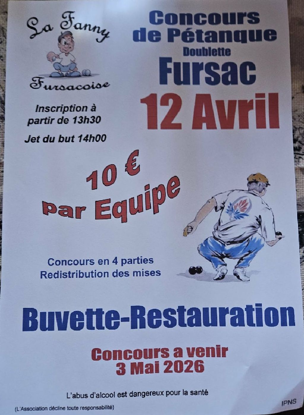 Concours de Pétanque, Fursac - photo 2