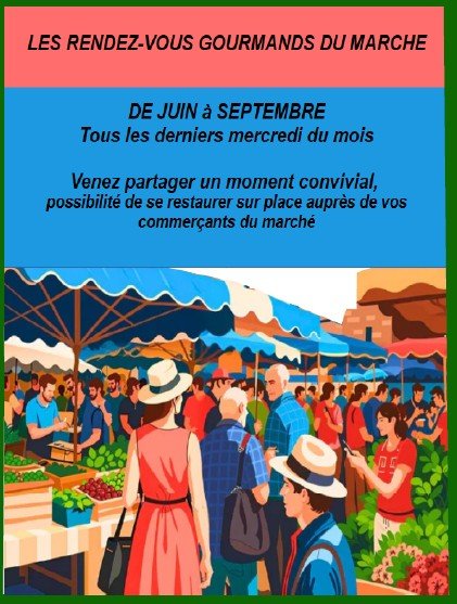 Marché gourmand — visuel événement