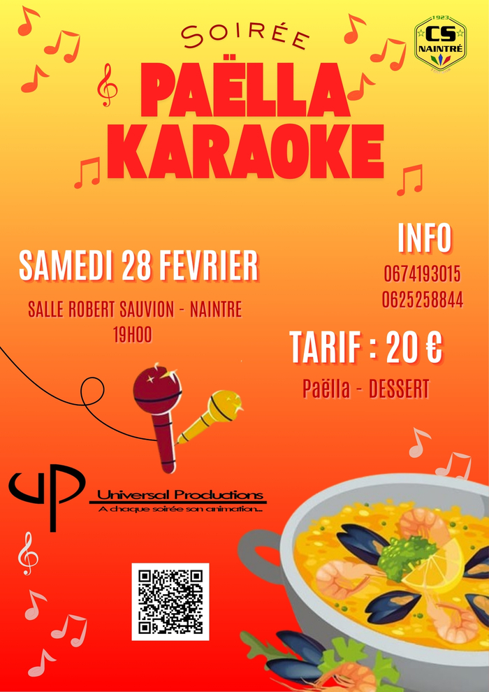 Soirée Paëlla Karaoké
