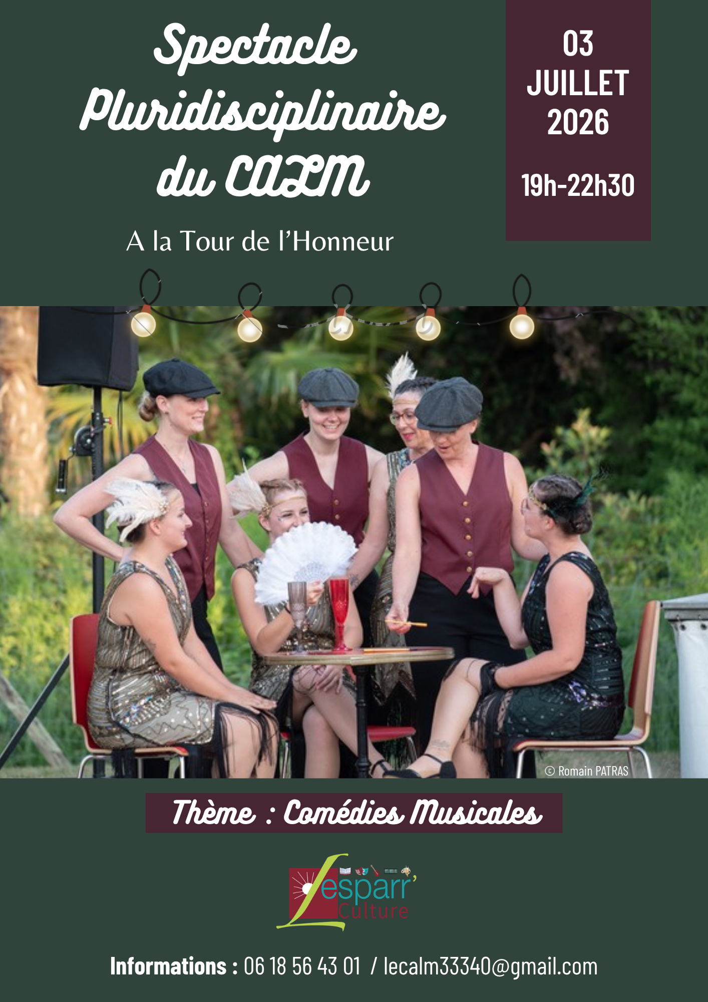 Gala pluridisciplinaire du CALM — visuel événement