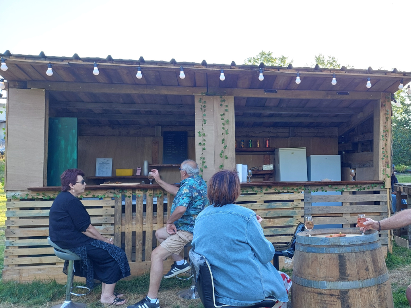 Guinguette viticole éphémère au Château la Martellerie, Saint-Palais