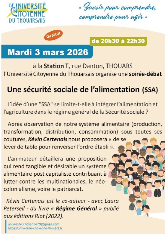 Conférence : La sécurité sociale de l'alimentation