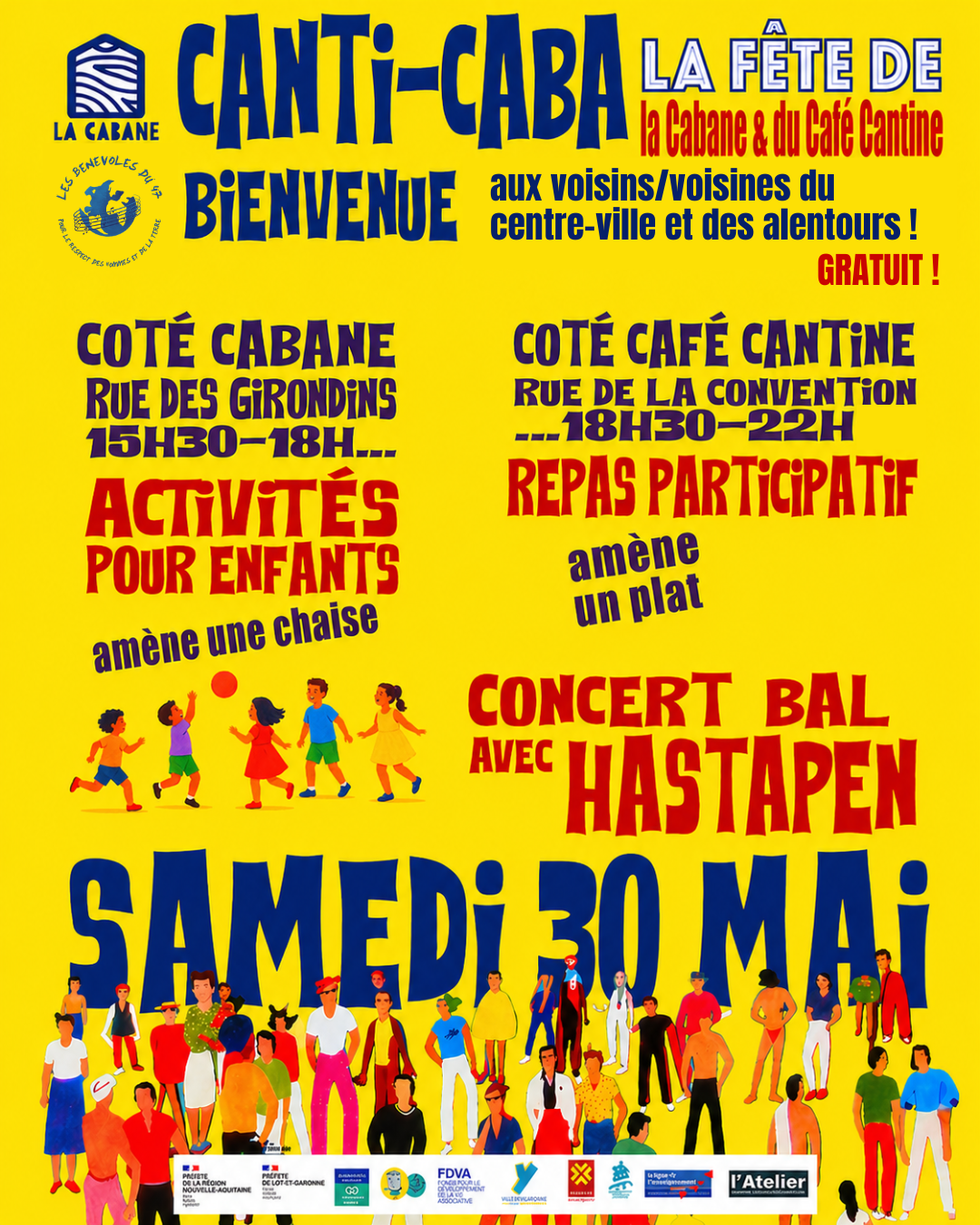 Canti-Caba : La rue aux enfants ! — visuel événement