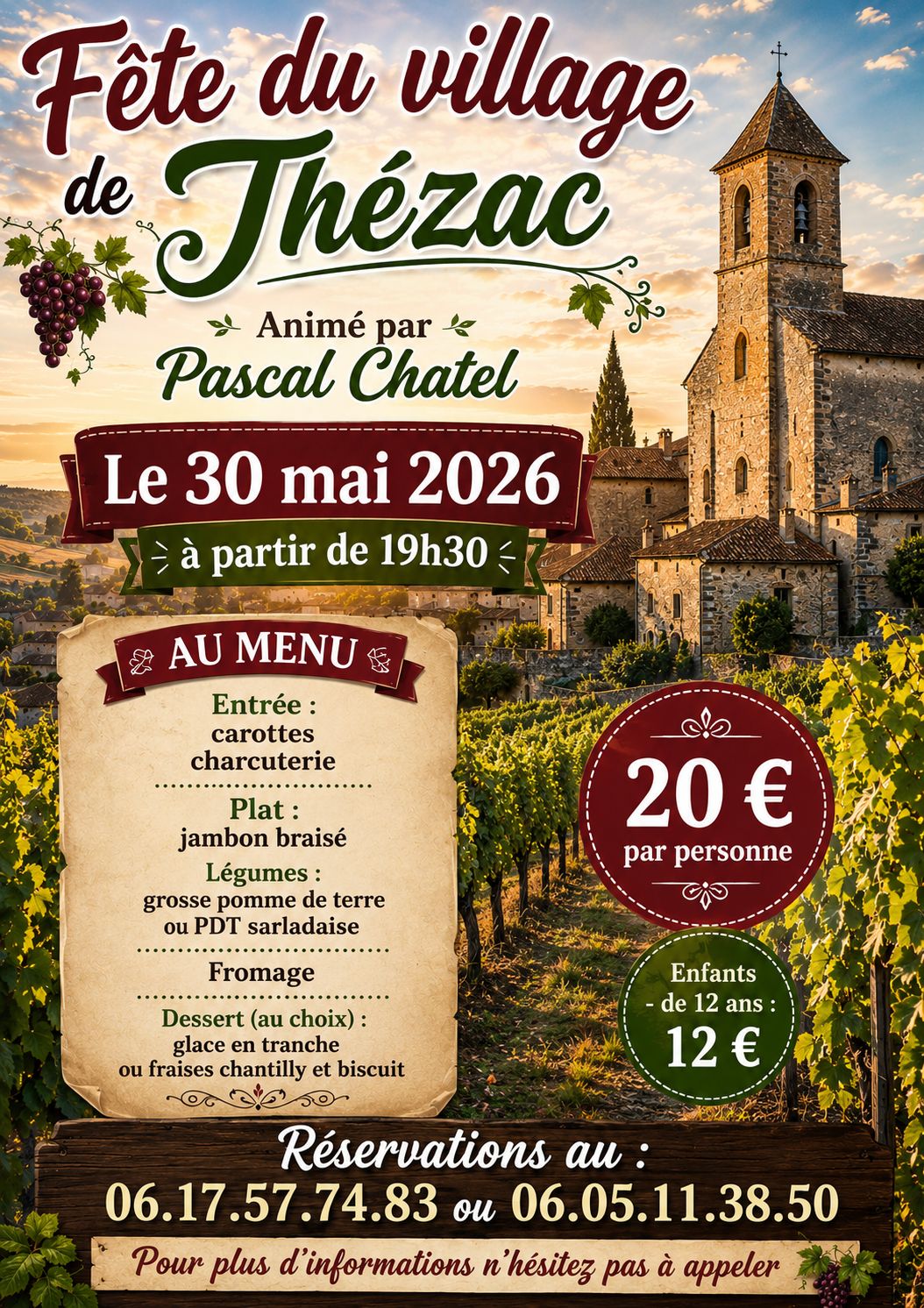 Fête du village — visuel événement