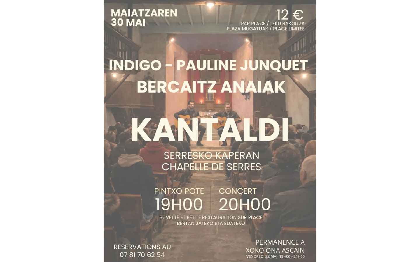 Pintxo pote et concert — visuel événement