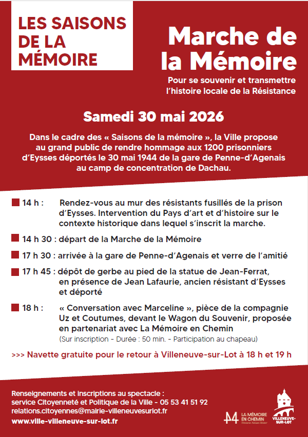 Marche de la mémoire — visuel événement