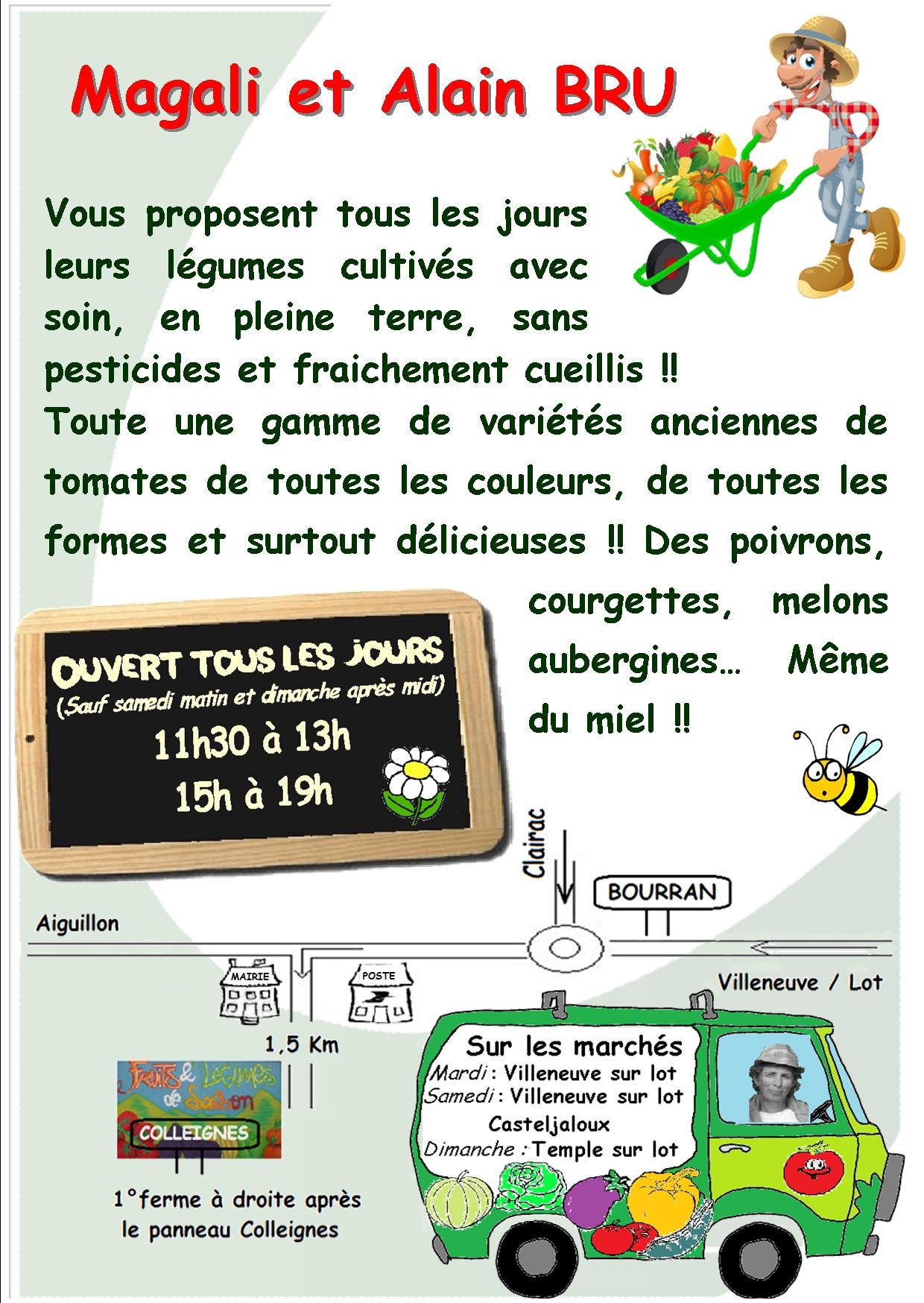 Ferme de Saint Fiacre-Magali et Alain BRU