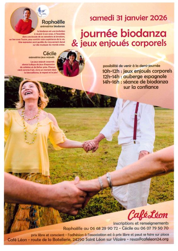 Journée Biodanza et jeux enjoués, Saint-Léon-sur-Vézère - photo 2