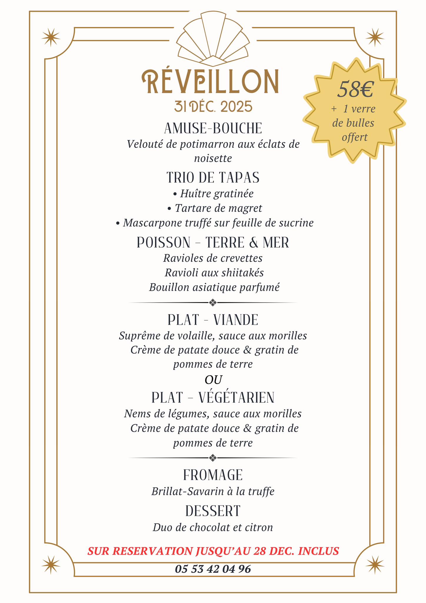 Réveillon du Nouvel an au Quai 21 !