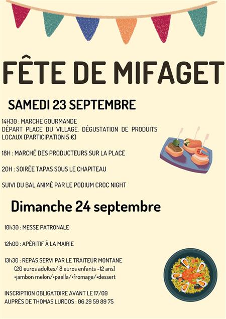 Fête de Mifaget Fête de Mifaget