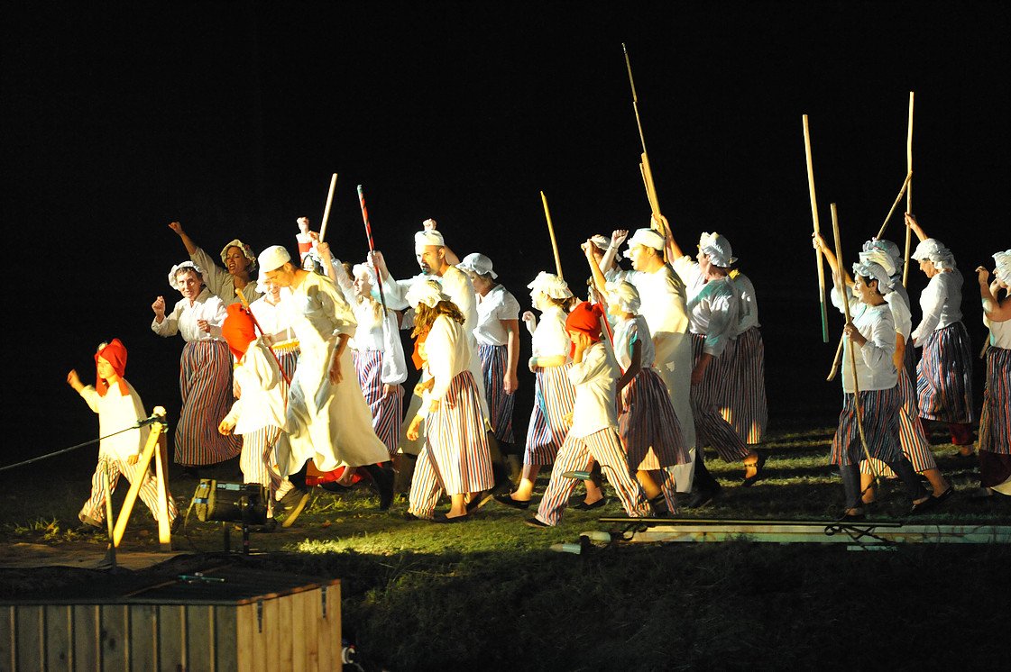 Spectacle historique son et lumière Le Chemin des Mémoires