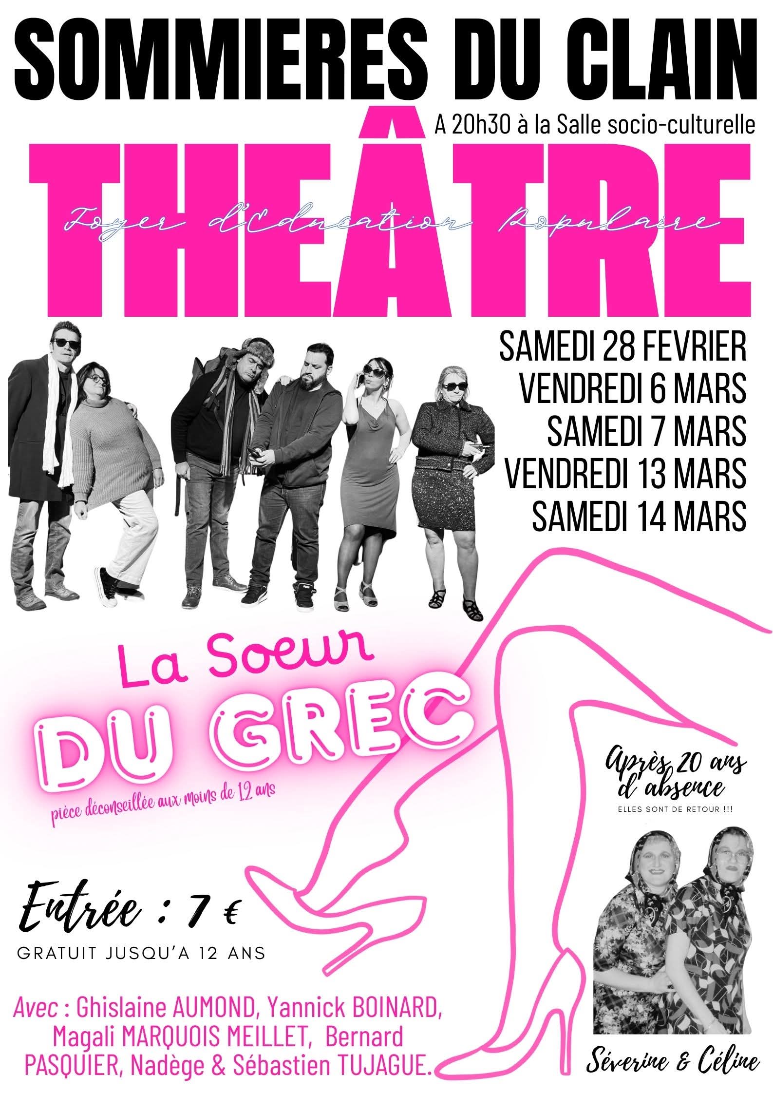 Théâtre "La Soeur du grec"