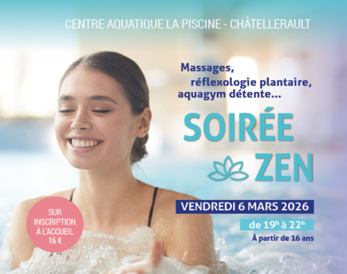 SOIRÉE ZEN AU CENTRE AQUATIQUE