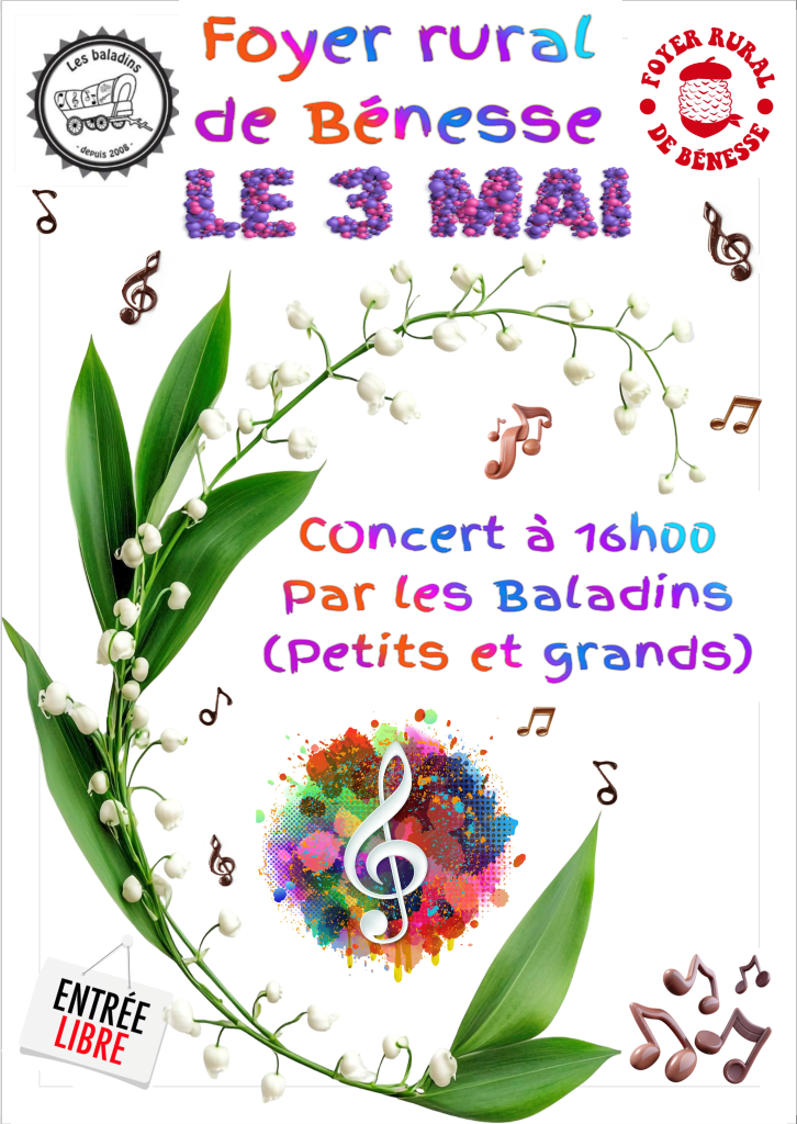 Concert des Baladins au foyer Rural — visuel événement
