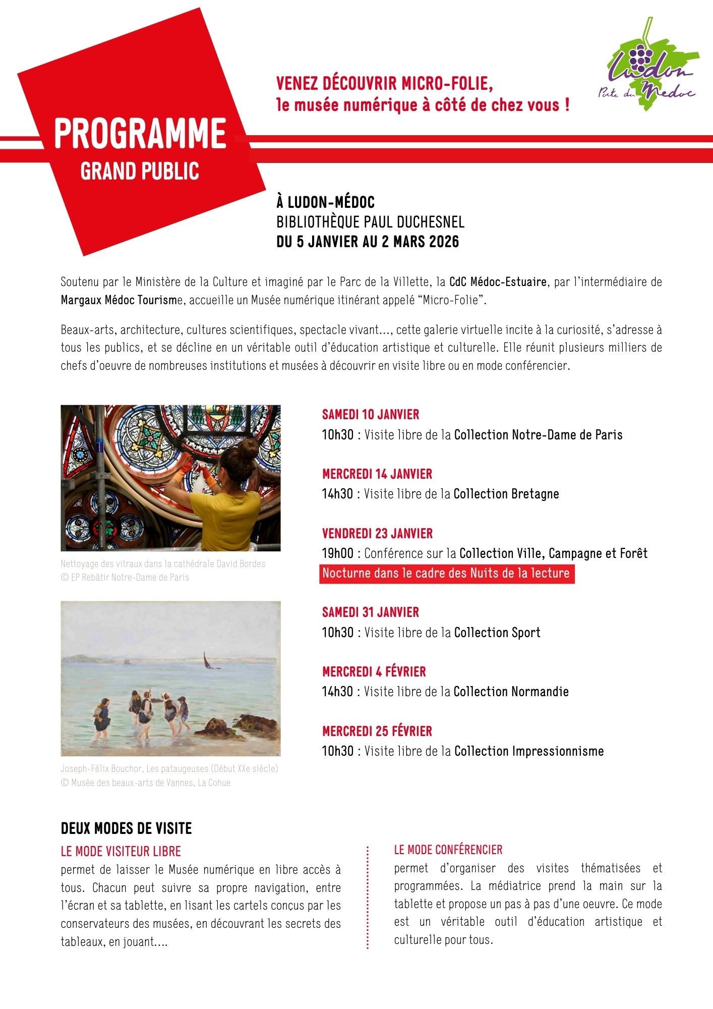 La Micro-Folie à Ludon-Médoc, Ludon-Médoc