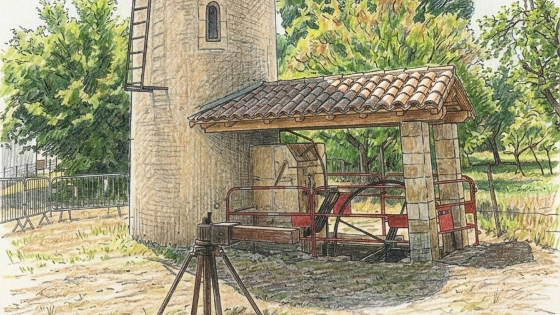Journées du Patrimoine : visite du moulin à sang de Marsac-sur-l'Isle