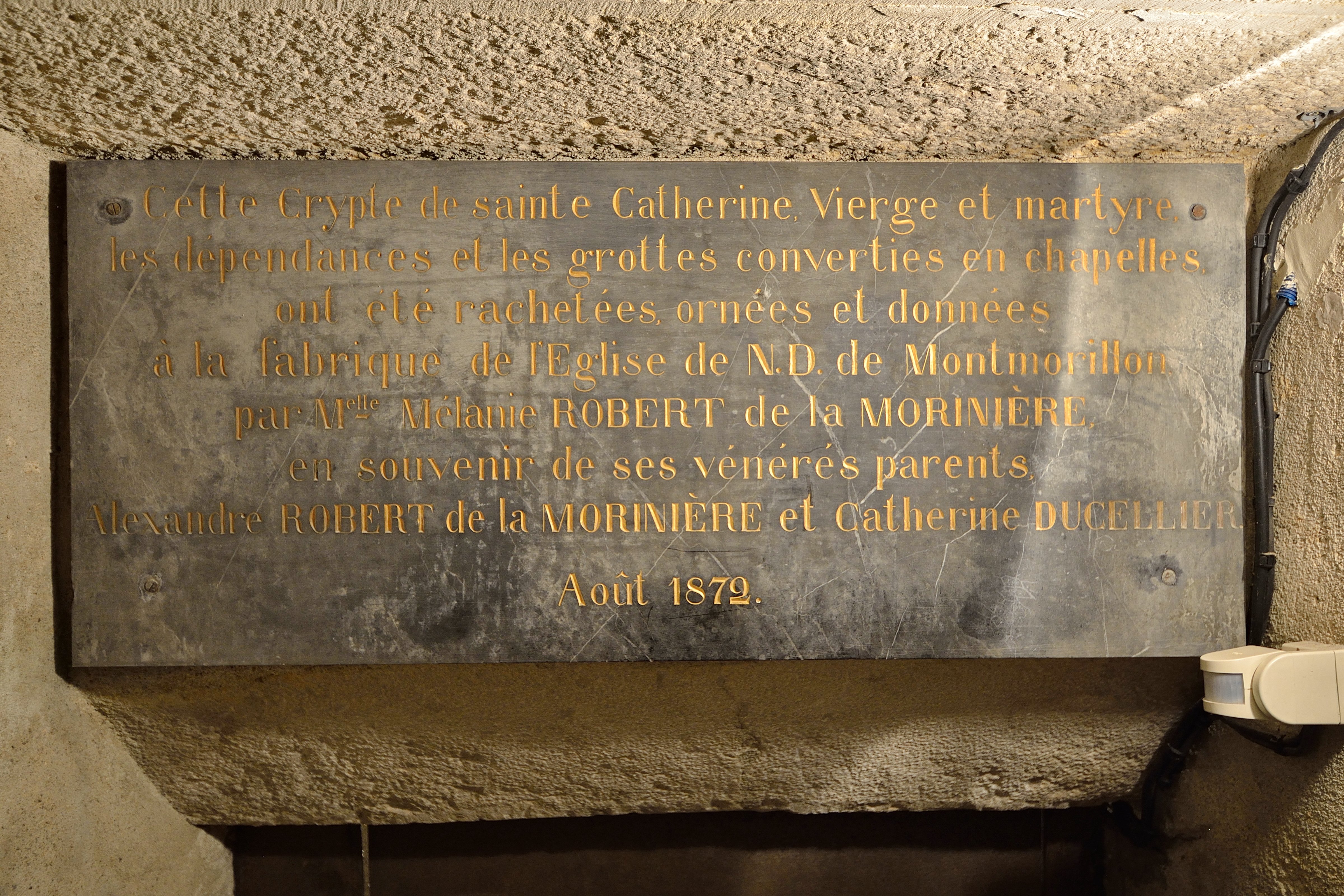 Crypte Sainte-Catherine, Montmorillon - photo 4