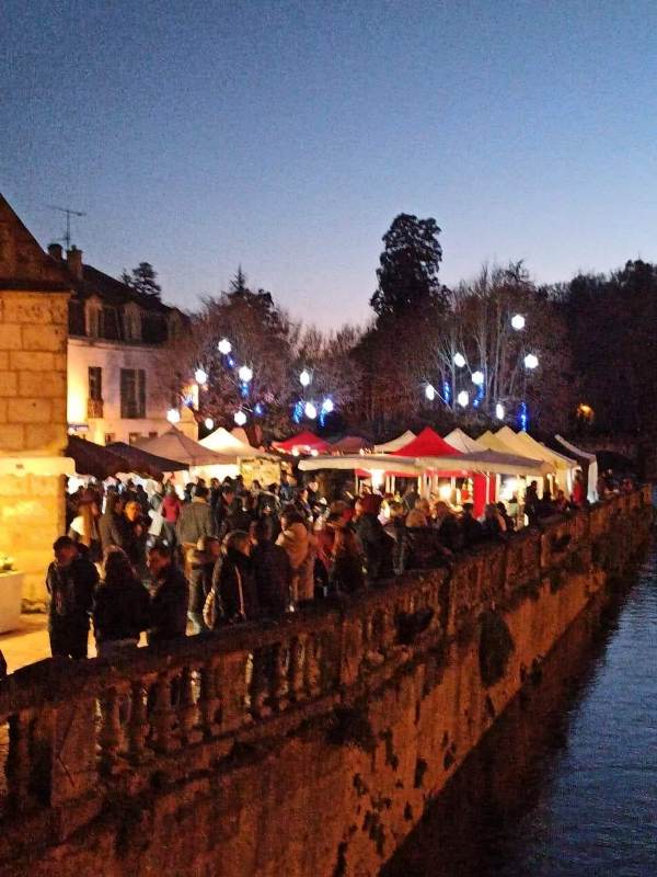 Marché de Noël de Brantôme en périgord — visuel événement