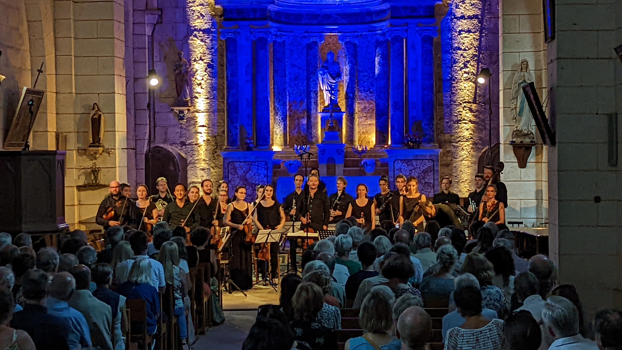 Requiem de Mozart Hör mein Bitten Mendelssohn par le Choeur éphémère de Tourtoirac sous la direction de Benjamin fau