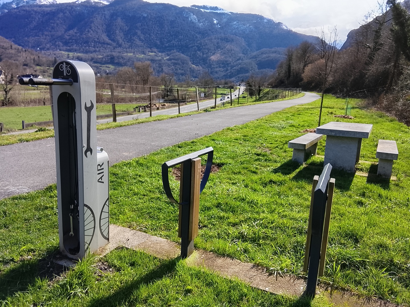 Station de réparation vélos Laruns - Camin d'Aussau