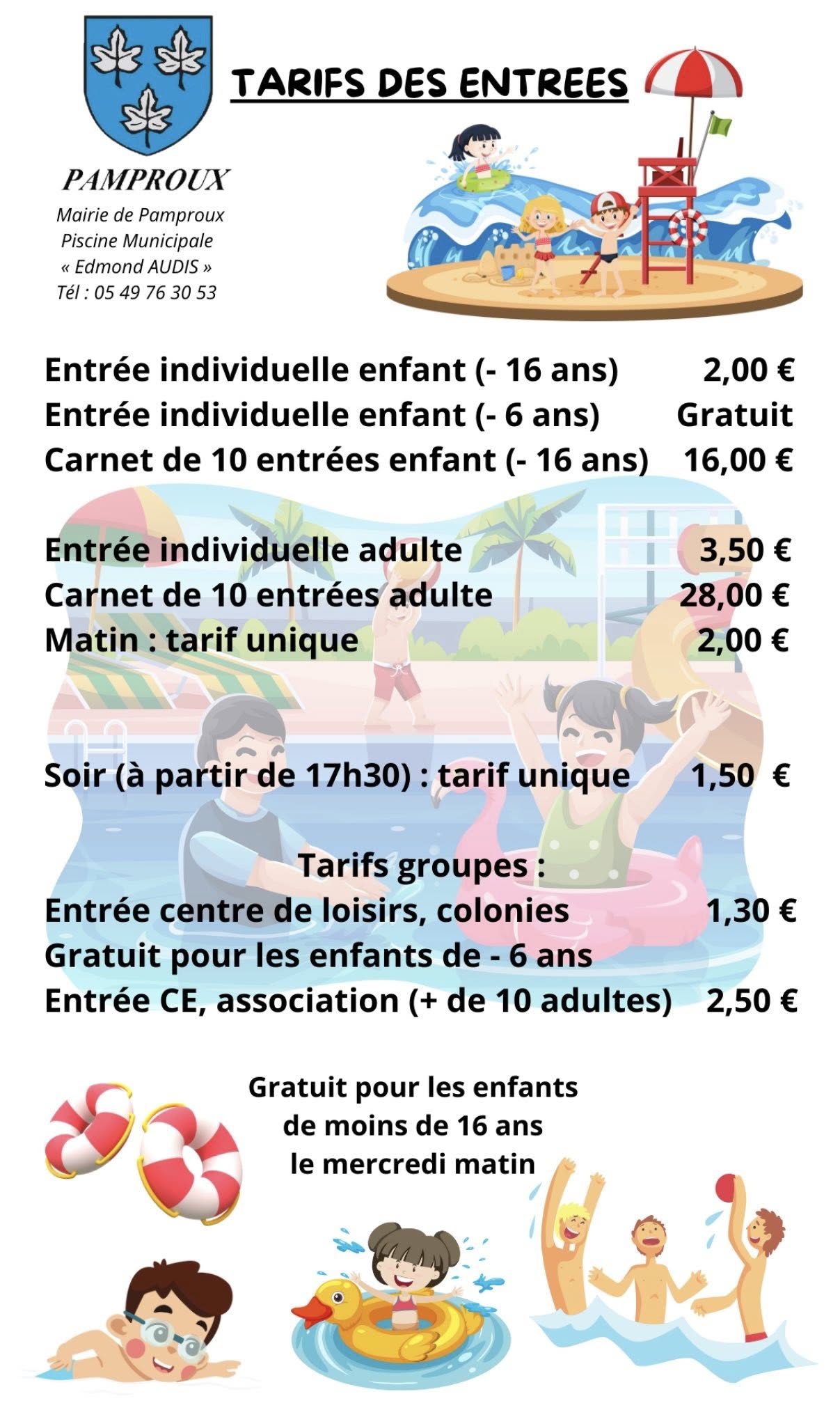 Piscine municipale "Edmond Audis", Pamproux - photo 2