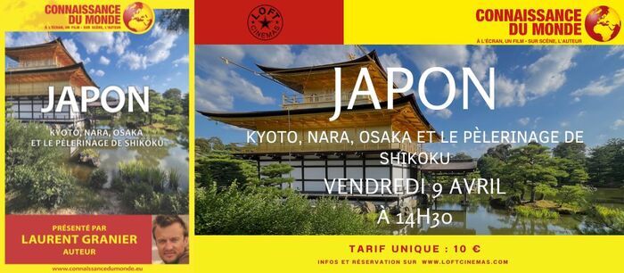 Japon - Kyoto, Nara, Osaka et le Pèlerinage de Shikoku — visuel événement