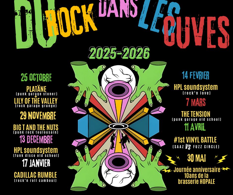 Du Rock dans les cuves - Journée anniversaire 10 ans