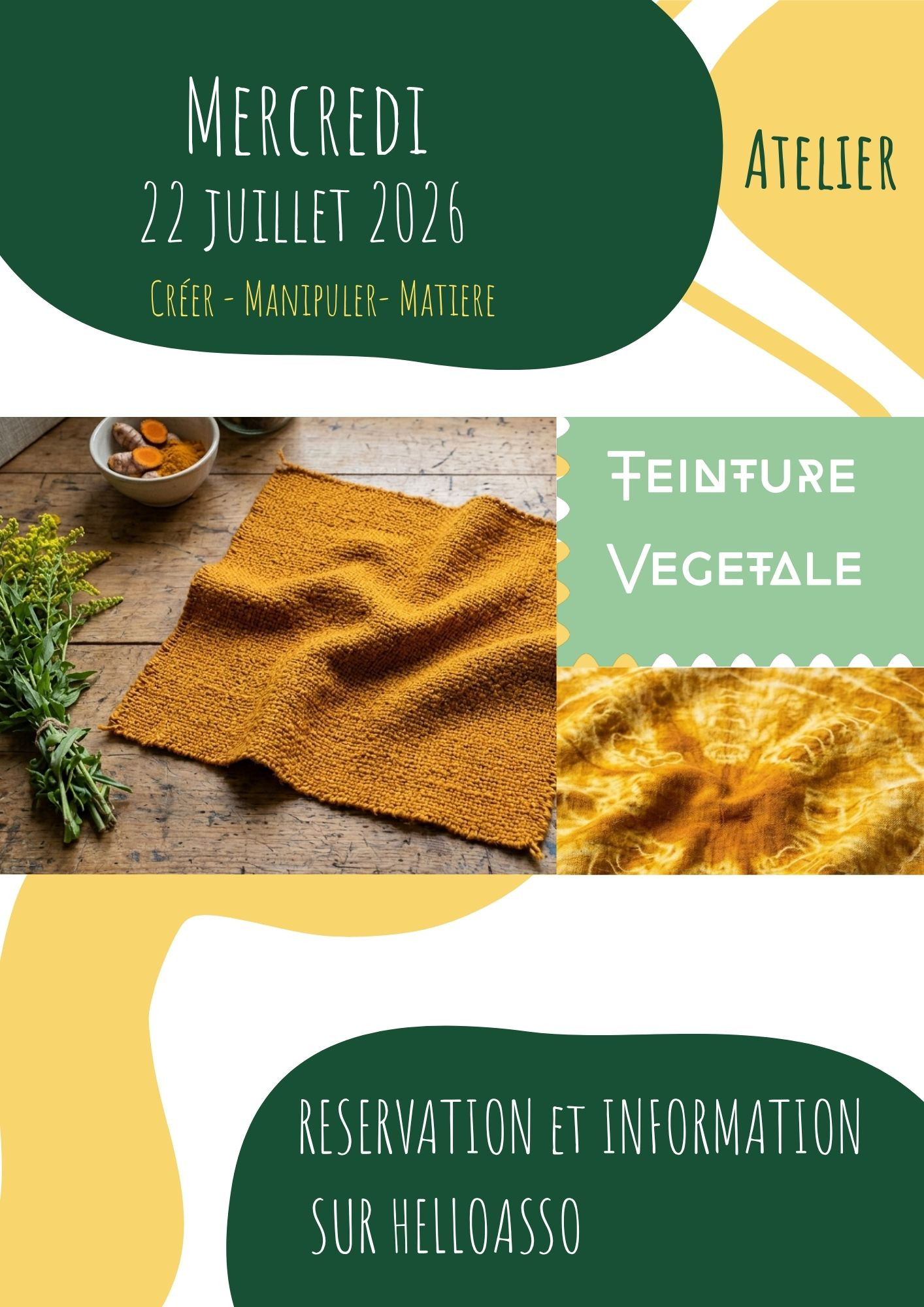 Atelier Créatif : Teinture végétale (à partir de 7 ans)