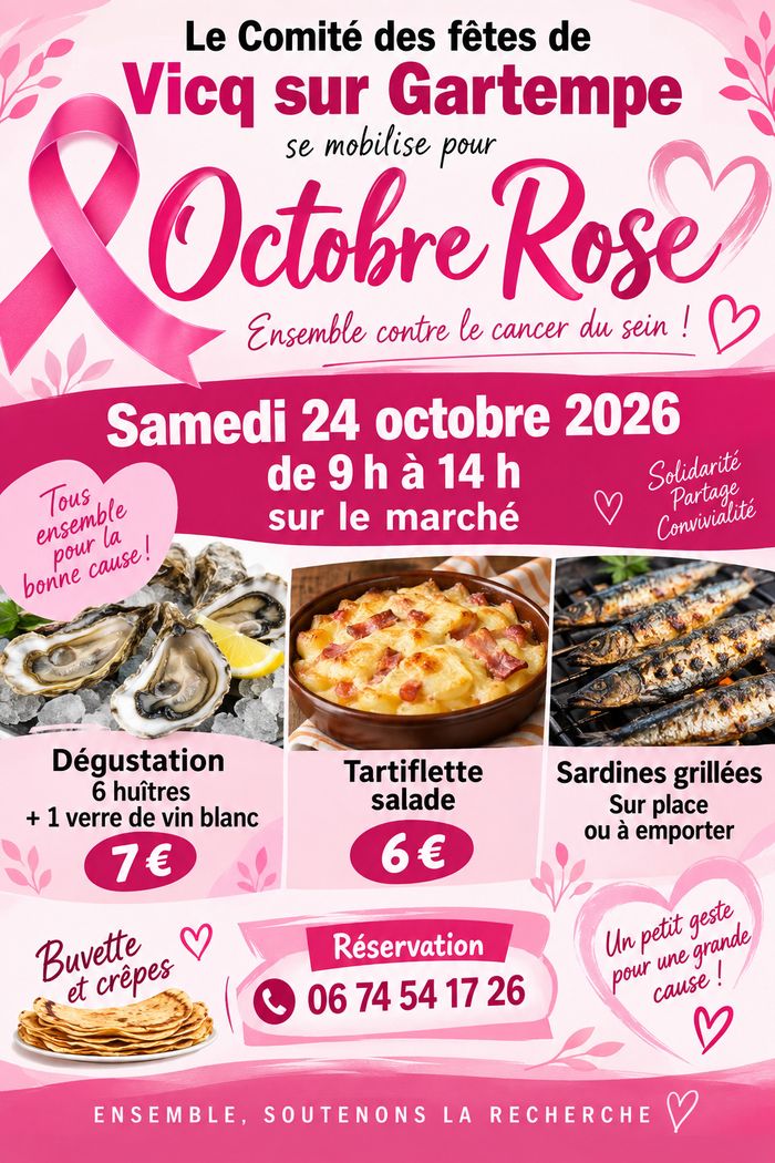 Action au profit d'Octobre Rose