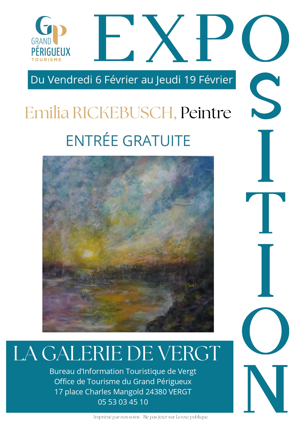 Exposition d'Emilia RICKEBUSCH