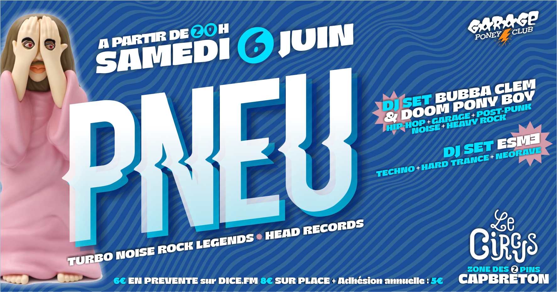 Circus Live : Pneu + ESM3 — visuel événement