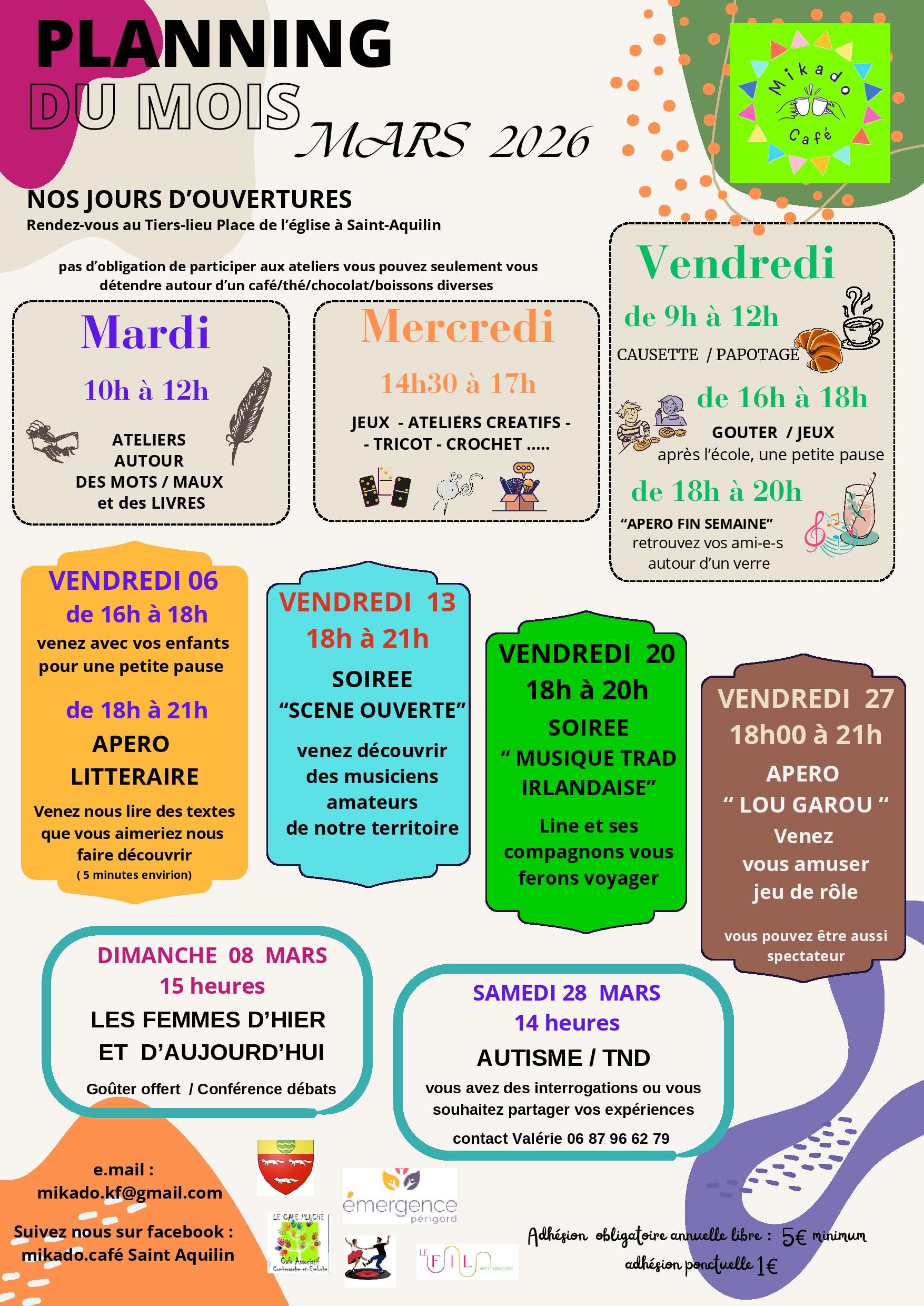 Echanges : Autisme ou TND, Saint-Aquilin