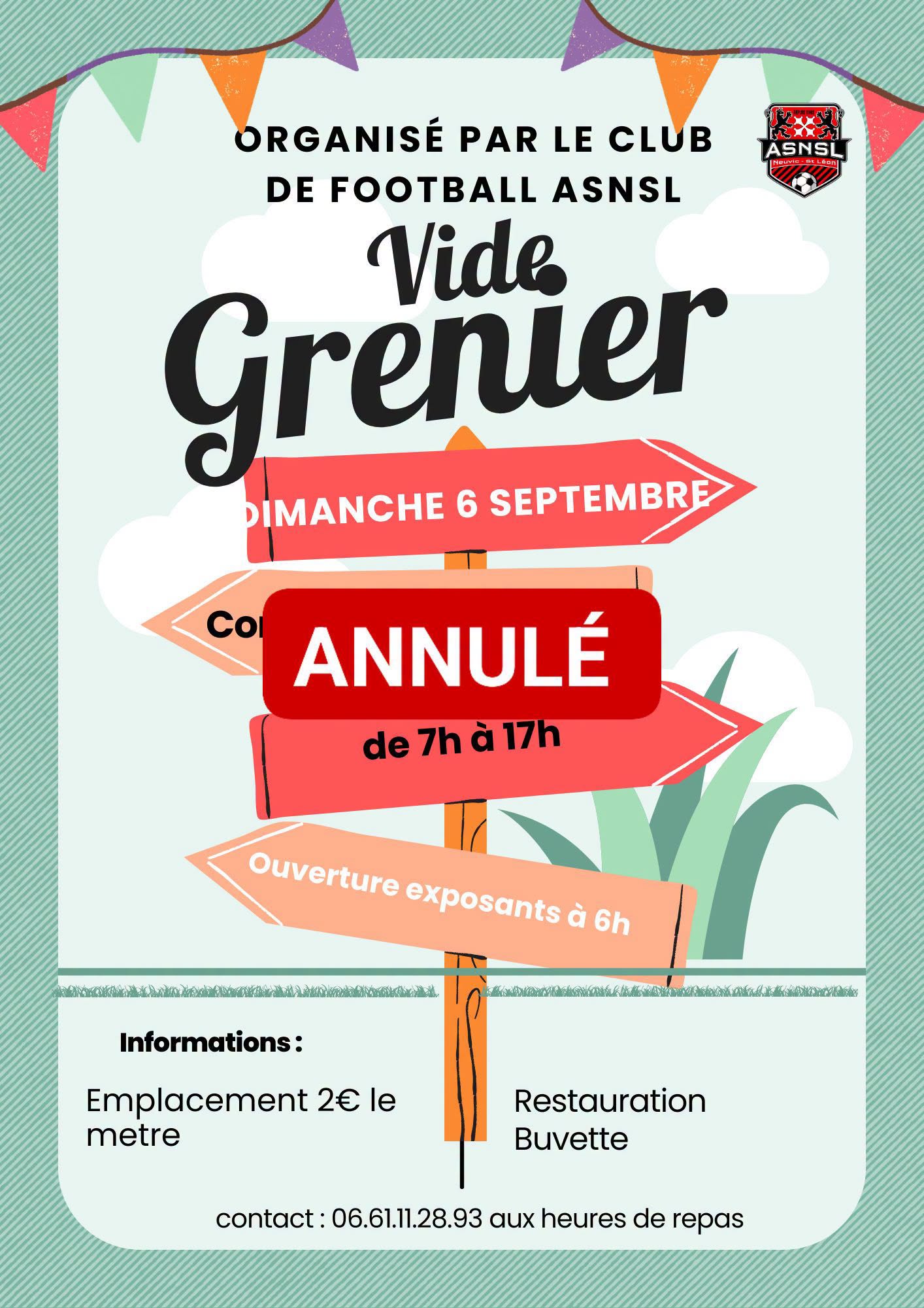 Vide-greniers - Annulé