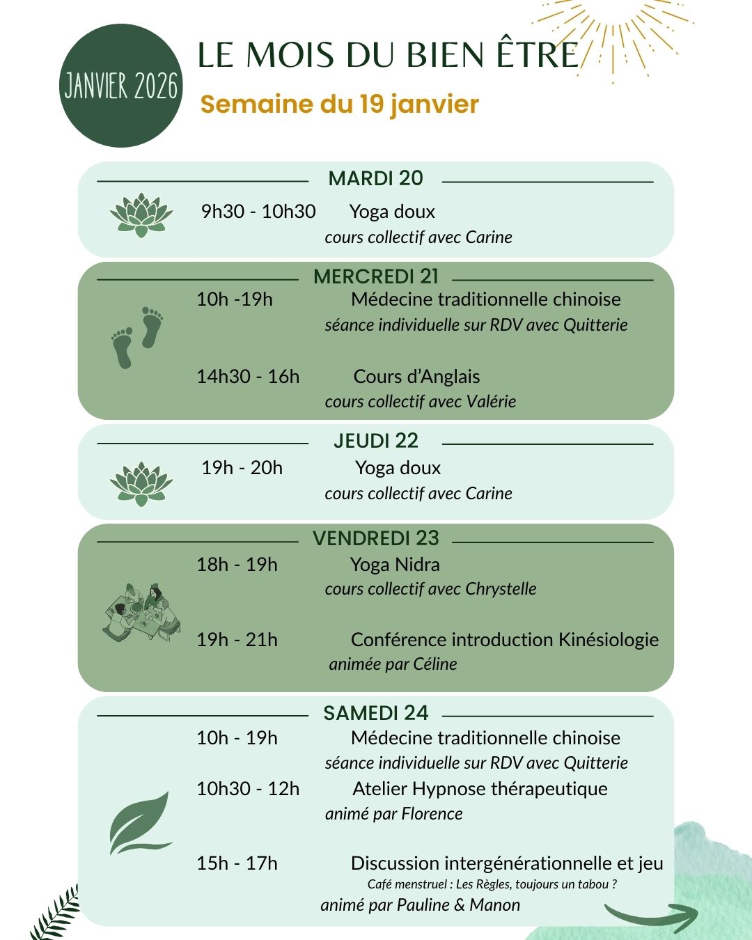 Le mois du bien-être, Mimbaste - photo 5