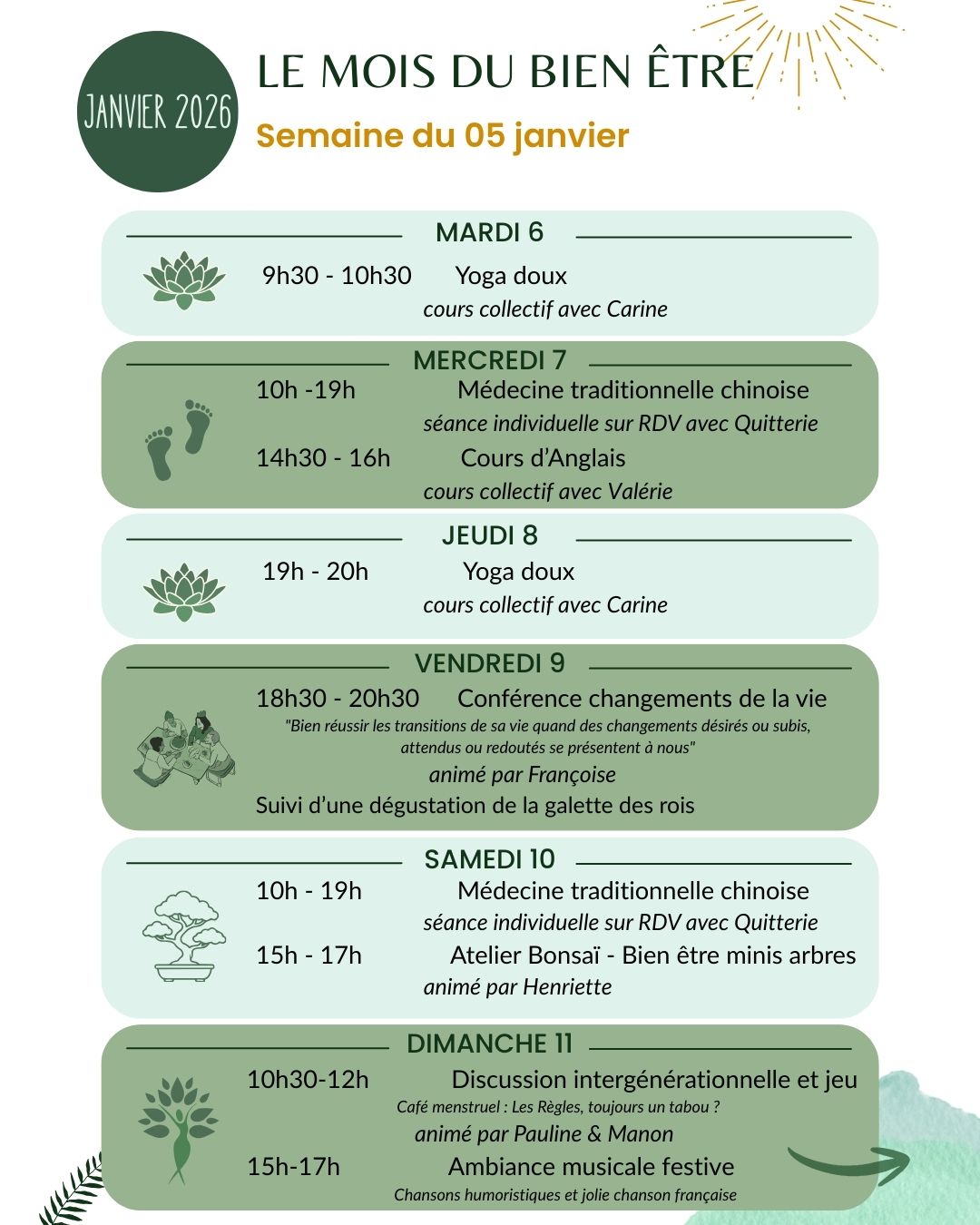 Le mois du bien-être, Mimbaste - photo 2