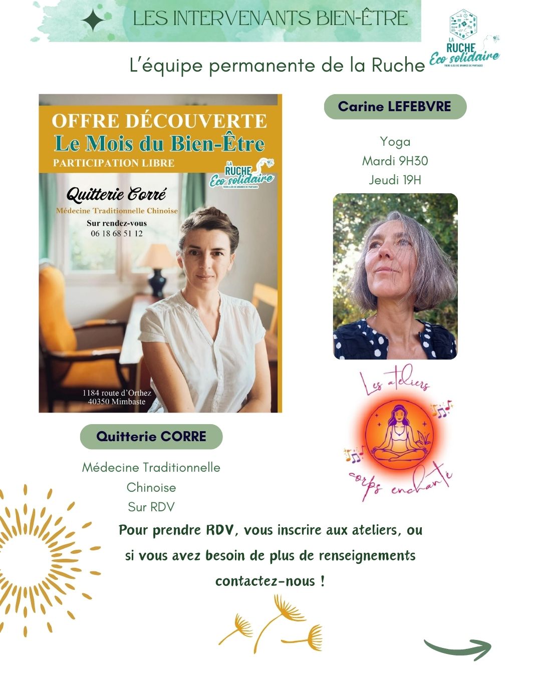 Le mois du bien-être, Mimbaste - photo 6