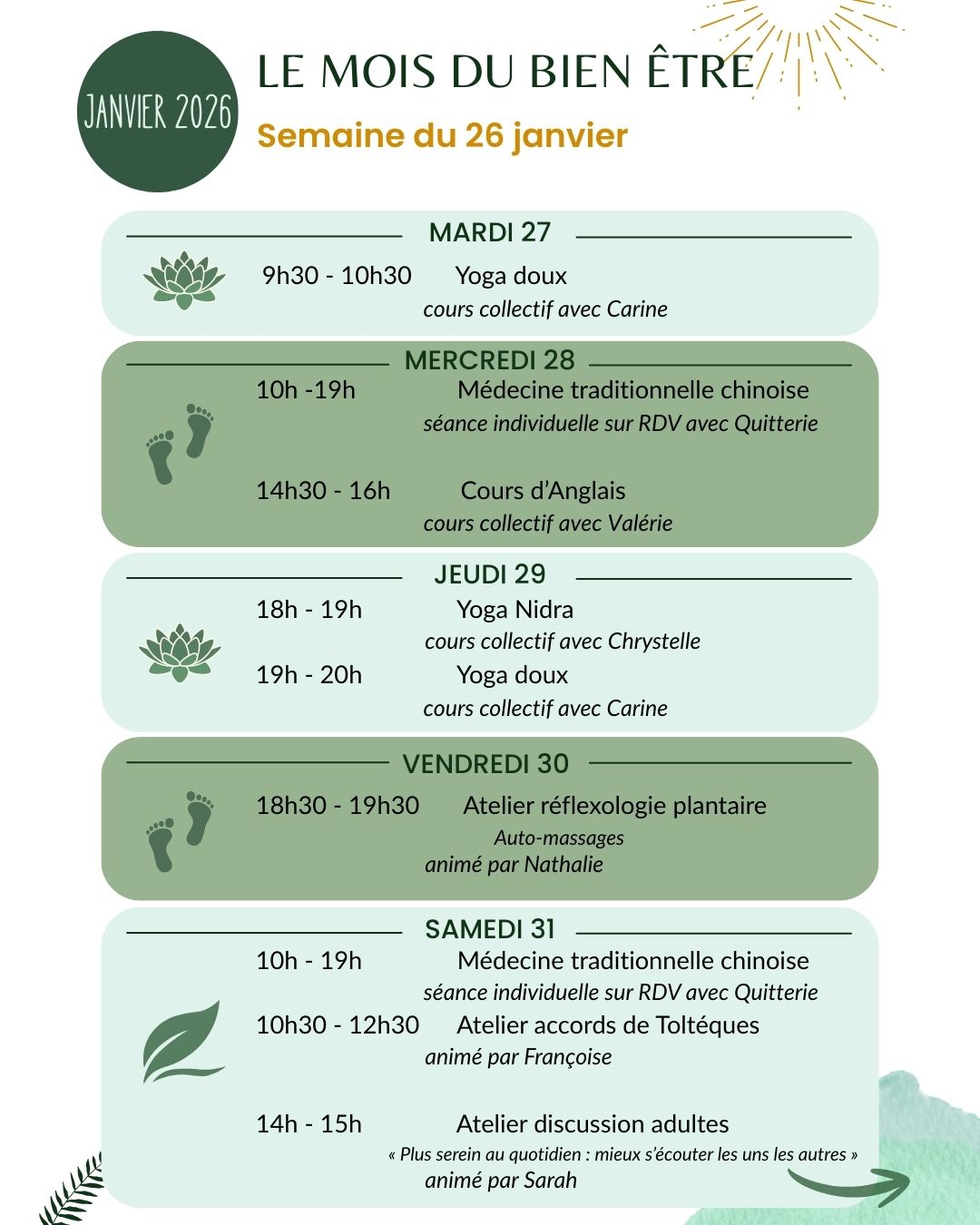 Le mois du bien-être, Mimbaste - photo 7