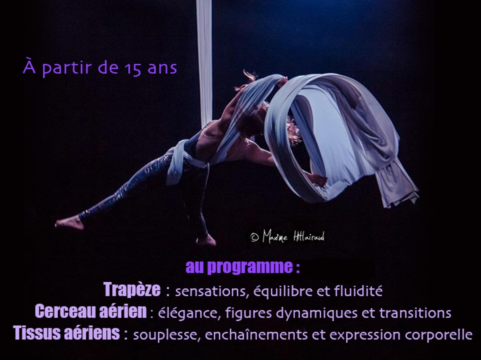 Stage d'aérien : envolez-vous