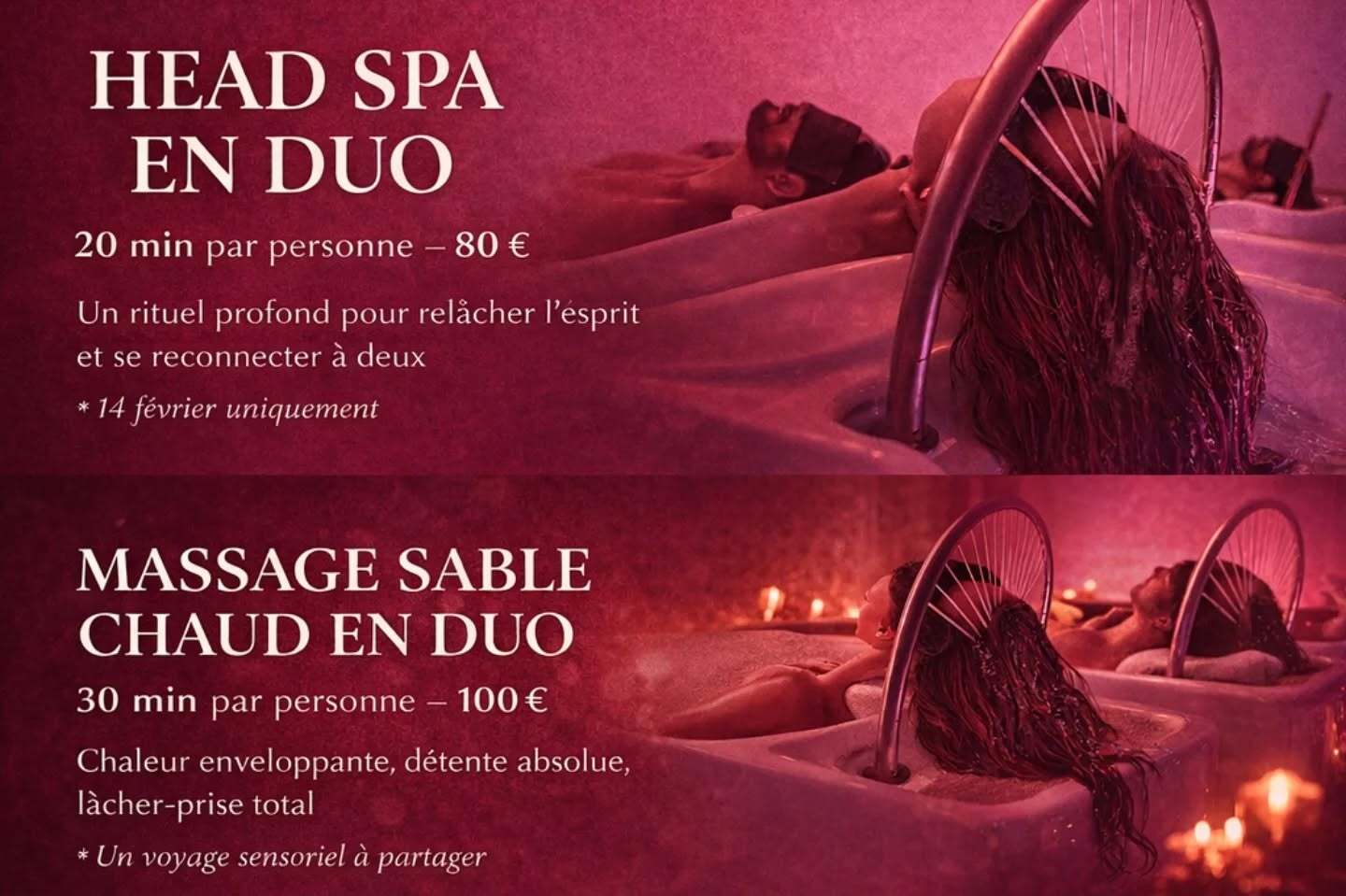 Soins Saint-Valentin au SpabySeverine