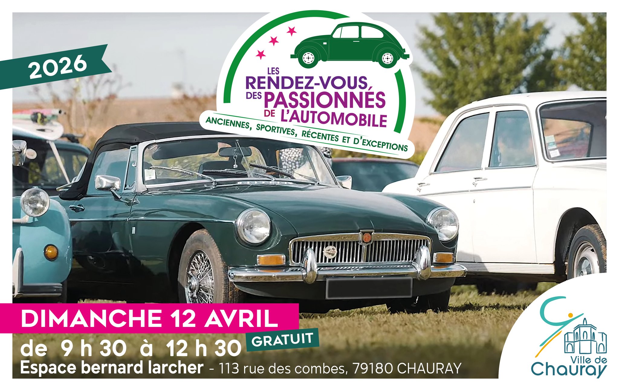 Les rendez-vous des passionnés de l’automobile à Chauray