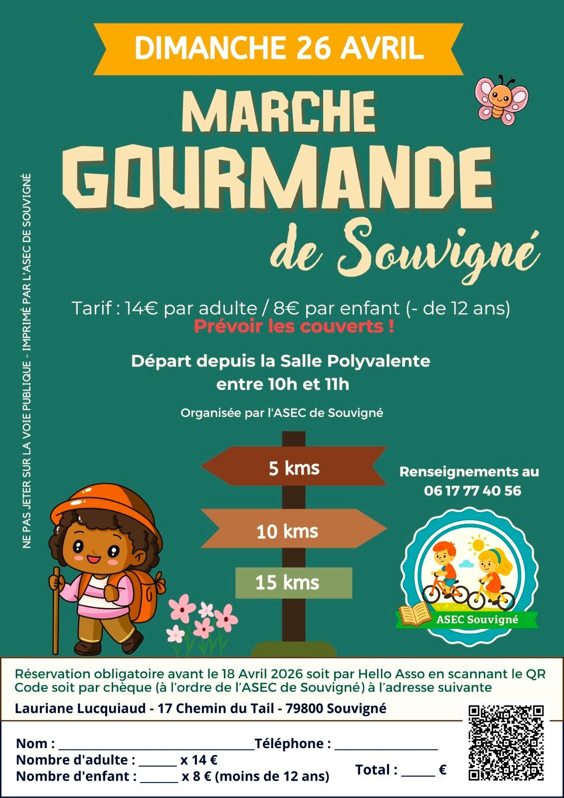 Marche gourmande de Souvigné — visuel événement
