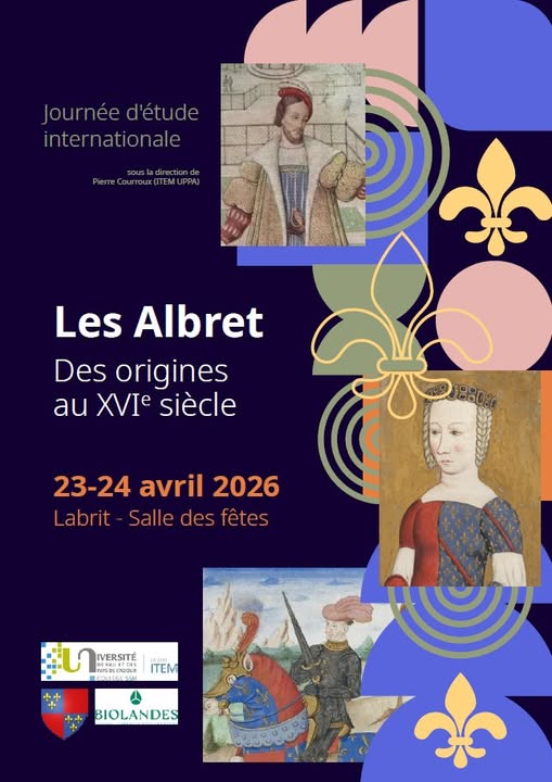 Colloque sur les Albret — visuel événement