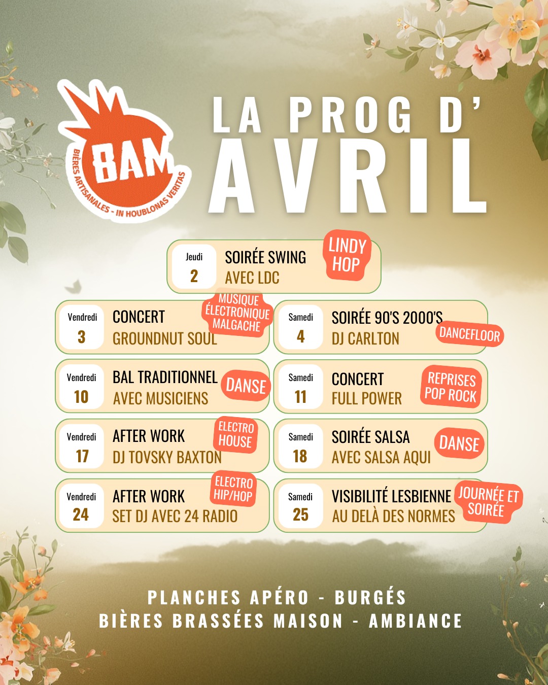 BAM Soirée Salsa avec Salsa Aqui — visuel événement