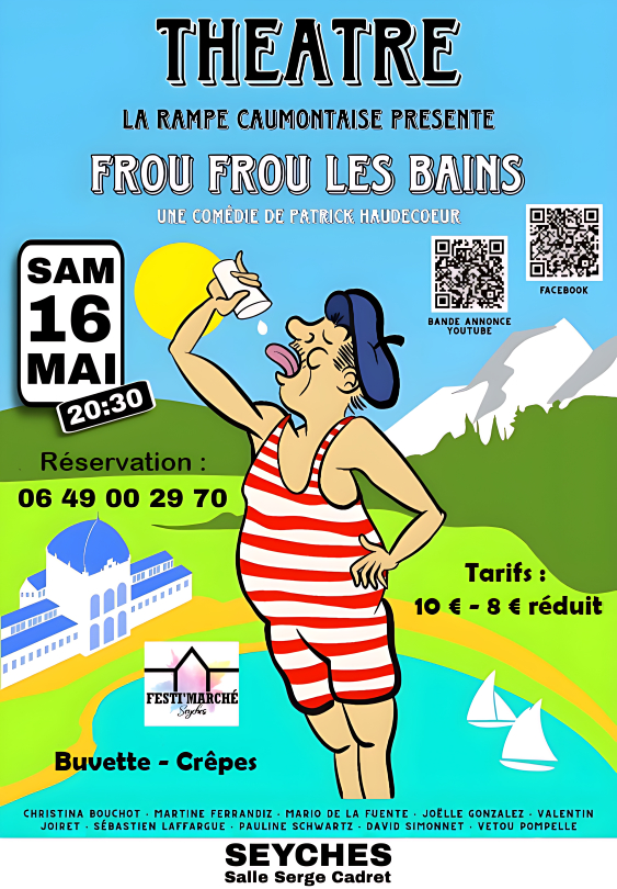 Théâtre "Frou Frou Les Bains" — visuel événement