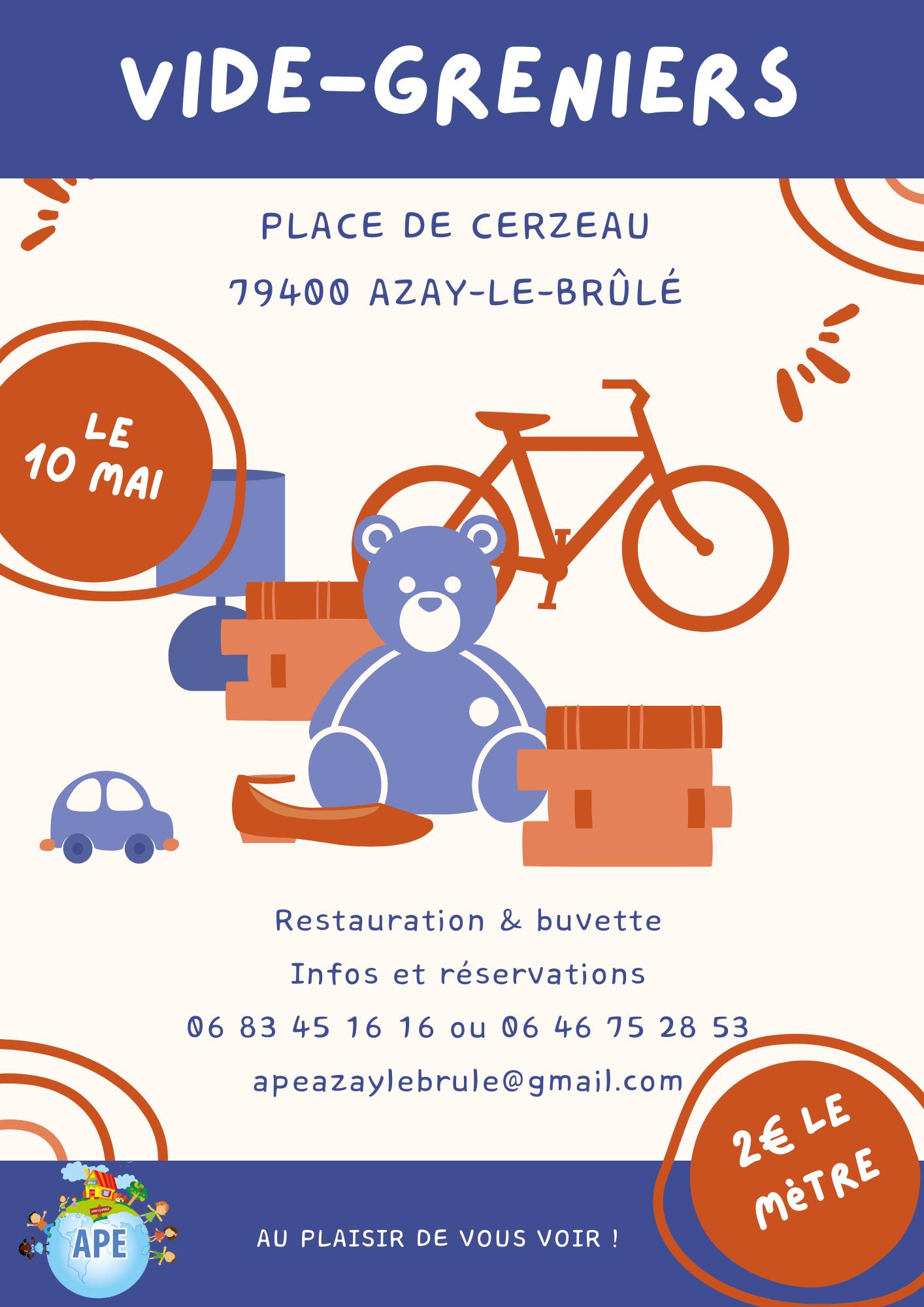 Vide-greniers à Azay — visuel événement